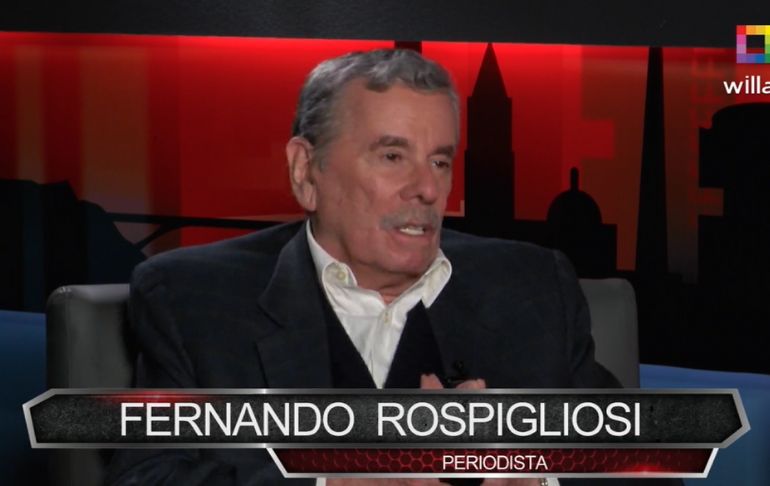 Fernando Rospigliosi: El gobierno quiere desacreditar y amedrentar a la fiscal de la Nación [VIDEO]