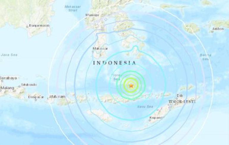Indonesia: un sismo de magnitud 6.9 sacudió la isla de Sumatra