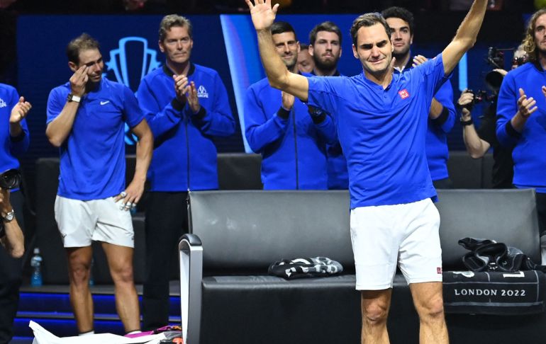 Roger Federer, entre lágrimas le dijo adiós al tenis [VIDEO]