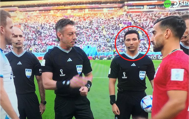 Qatar 2022: Kevin Ortega, árbitro peruano, estuvo presente en el duelo entre Inglaterra e Irán