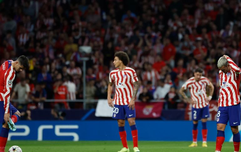 Atlético de Madrid quedó último en la Champions y tampoco clasificó a la Europa League