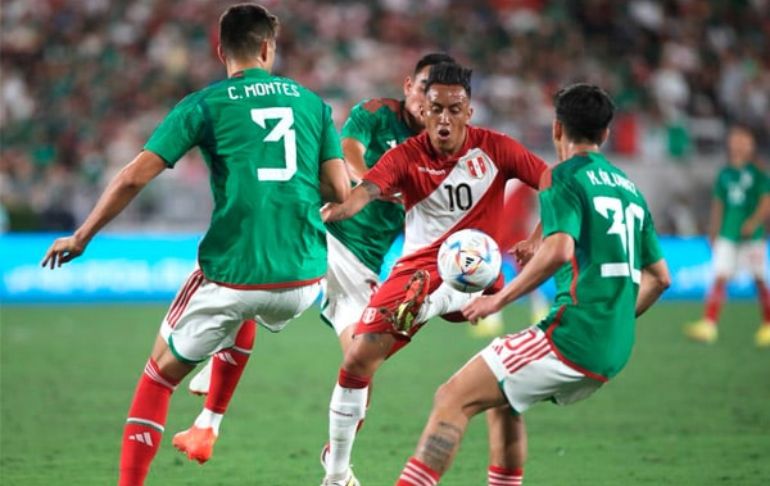 ¡Mal inicio!: Perú perdió 1-0 ante México en el debut de Juan Reynoso