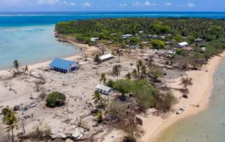 Portada: Tonga: terremoto de magnitud 7.3 provocó alerta de tsunami