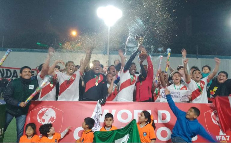 Perú se coronó campeón del Mundial Fútbol 7 tras vencer a El Salvador