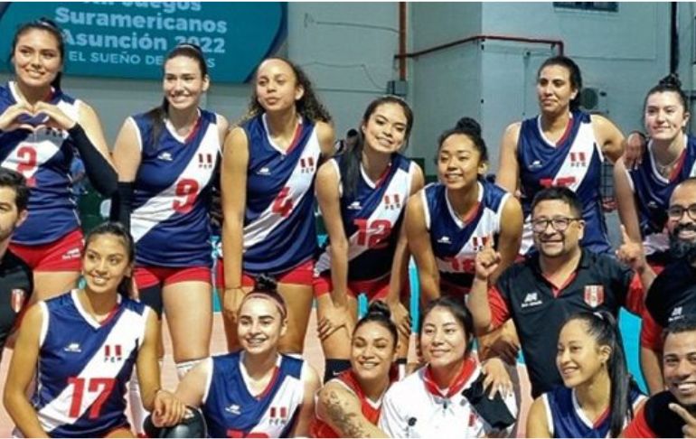 ¡Orgullo nacional!: selección de voleibol obtuvo la medalla de oro en los Juegos Suramericanos