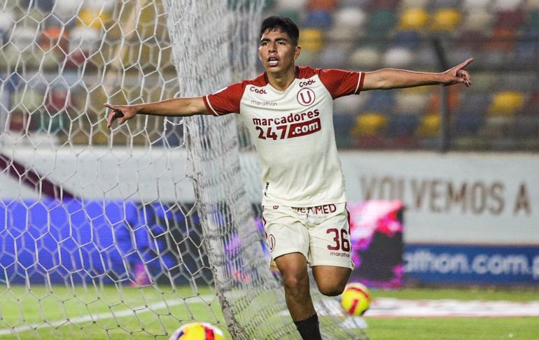 Portada: ¡Con doblete de Piero Quipe! Universitario venció 2-0 a Sport Huancayo y clasificó a la Copa Sudamericana