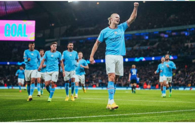 Portada: ¡Imparable!: con un doblete de Haaland, Manchester City goleó al Copenhague