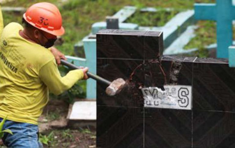 El Salvador: destruyen lápidas de pandilleros para evitar que sean lugares de culto