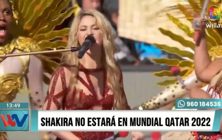 Shakira no participará en el Mundial Qatar 2022