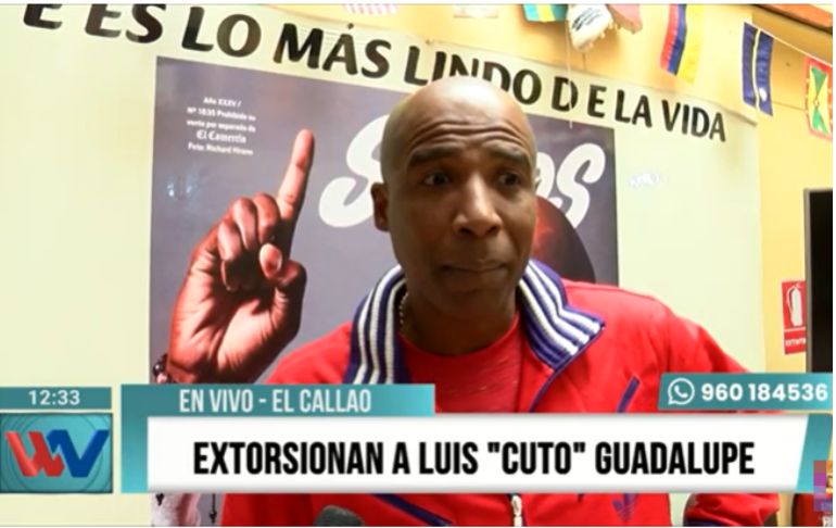 Portada: Extorsionan a Luis 'Cuto' Guadalupe: "Me dijeron que tenían un servicio de sicariato contra mí" [VIDEO]