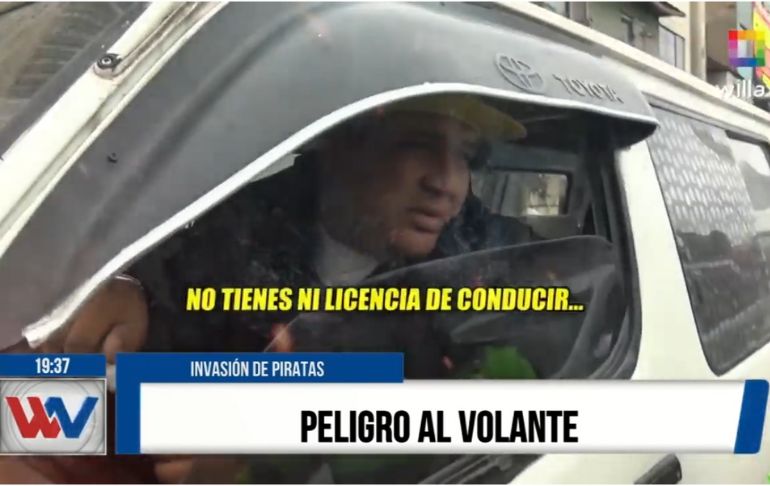 Invasión de 'piratas': peligro al volante [VIDEO]