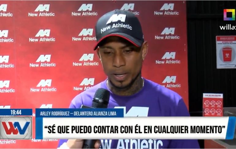 Portada: Arley Rodríguez: "Jefferson Farfán ayudó para mi renovación y poder seguir en Alianza Lima" [VIDEO]