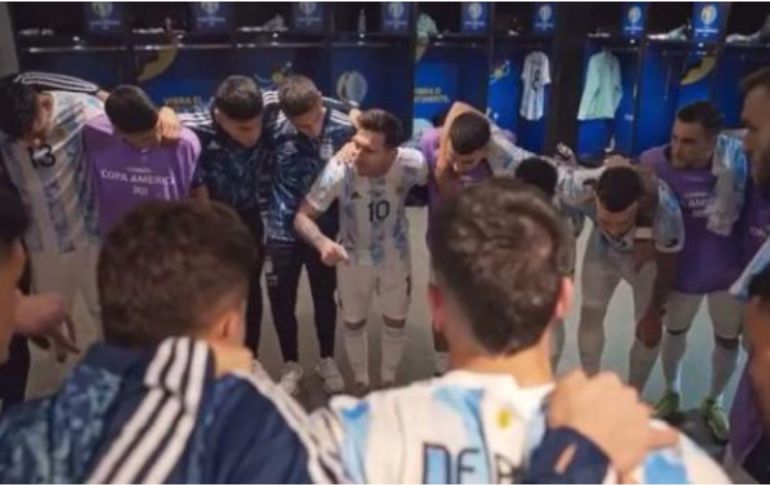 Portada: Se conoció la arenga de Lionel Messi que motivó a Argentina ha ganar la Copa América 2021 [VIDEO]