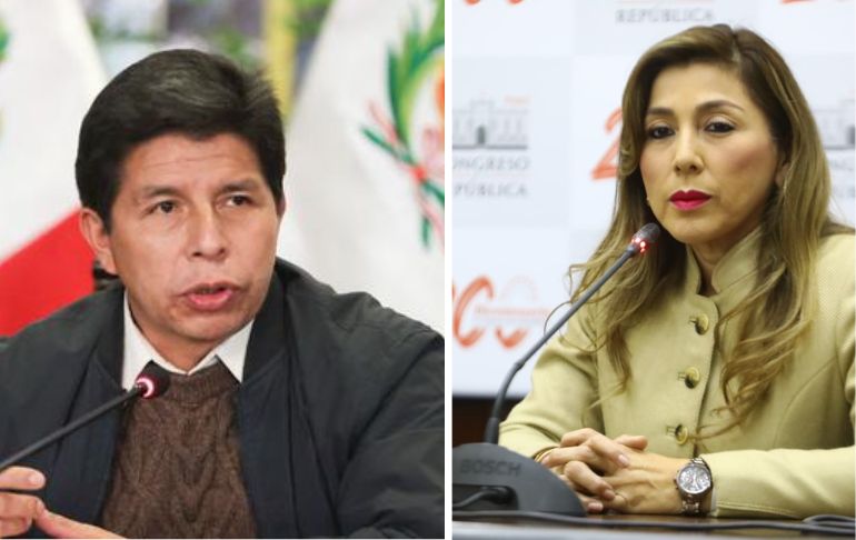 Pedro Castillo pide a Lady Camones inhibirse en denuncia de presunta traición a la patria por haber "adelantado opinión"