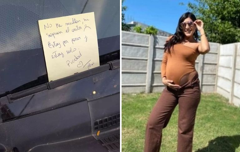 "No me multen, voy a dar a luz": el pedido de una mujer embarazada que dejó su auto mal estacionado