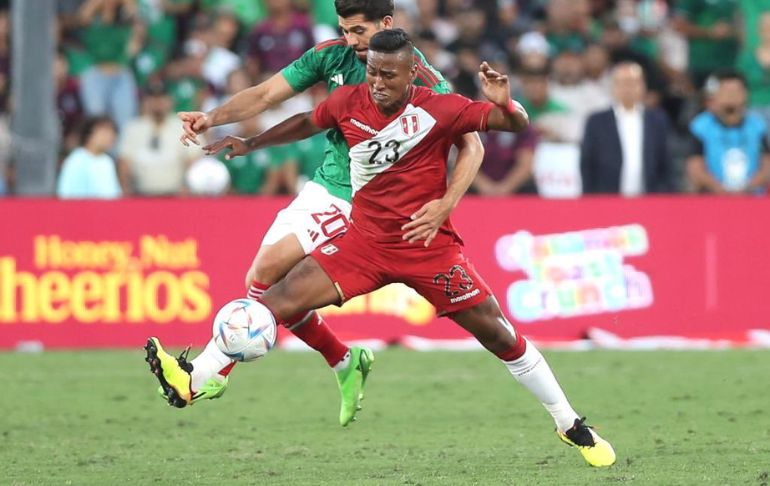 Portada: PRIMER TIEMPO: selección peruana iguala 0-0 ante México en Estados Unidos