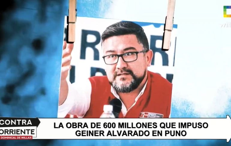 Portada: La obra de 600 millones de soles que impuso Geiner Alvarado en Puno [VIDEO]