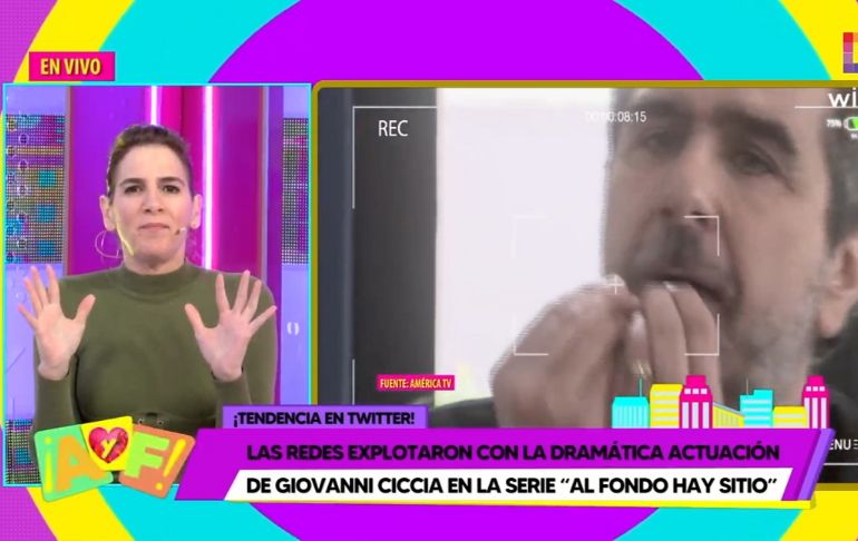 Gigi Mitre sobre actuación de Giovanni Ciccia: "Me pareció genial" [VIDEO]