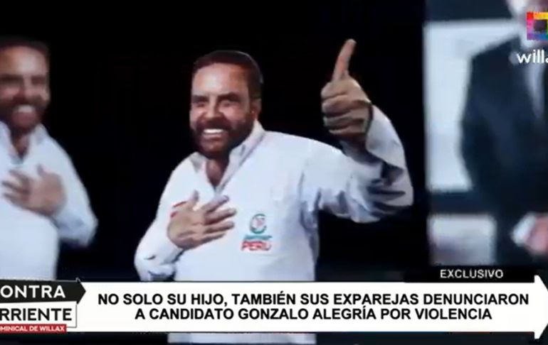 Portada: Gonzalo Alegría: exesposa de candidato a la alcaldía lo denunció por violencia familiar [VIDEO]
