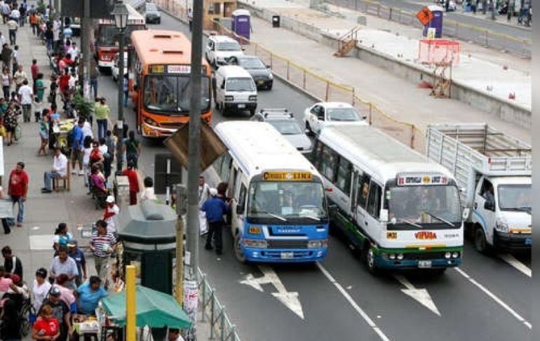 Lima y Callao: gremio de transportistas anuncia paro para el 22 de noviembre