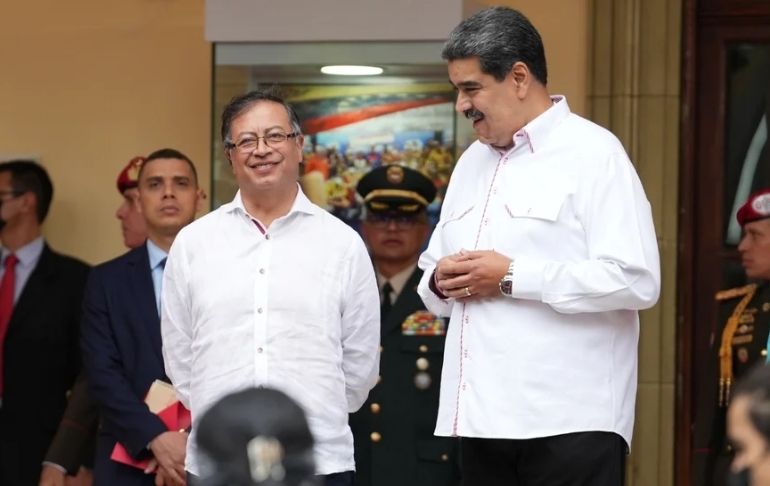 Gustavo Petro pide a Nicolás Maduro garantías para las elecciones presidenciales del 2024