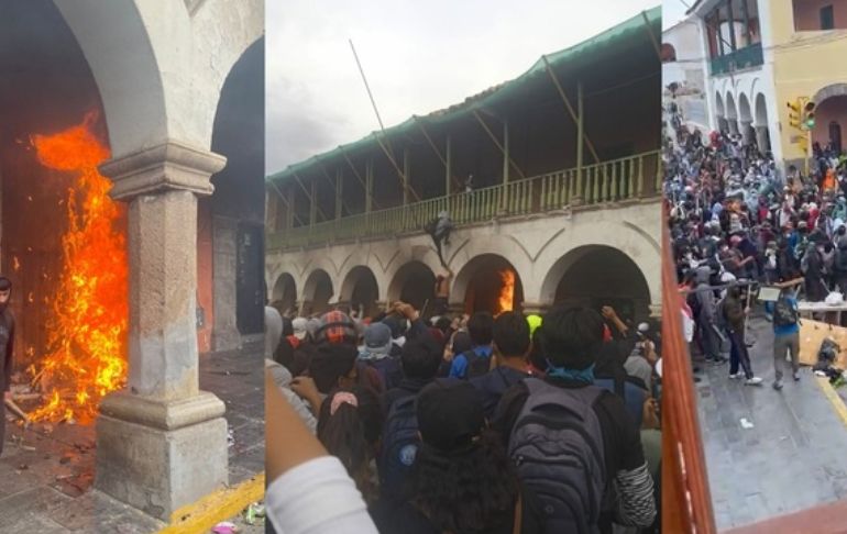 Huamanga: Fiscalía inicia investigación frente a incidentes durante protesta estudiantil
