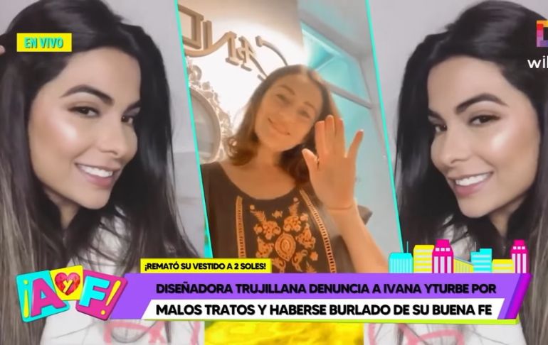 Ivana Yturbe es acusada de humillar a diseñadora trujillana [VIDEO]