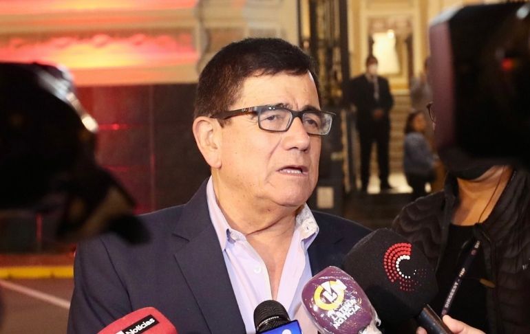 Portada: José Williams sobre incautación de videos de seguridad en Palacio: “El Ministerio Público está en su derecho"