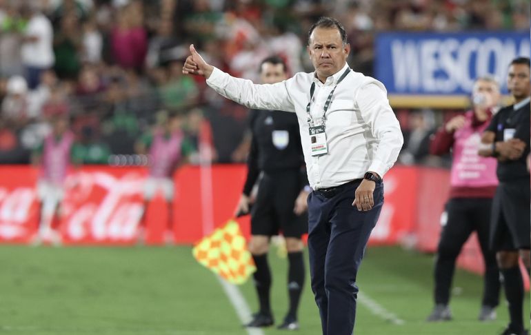 Juan Reynoso tras caer ante México: "El rendimiento del equipo fue mucho mejor de lo que esperaba