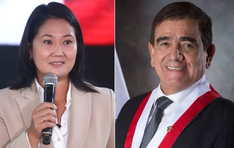 Keiko Fujimori saluda elección de José Williams como presidente del Congreso: "En el Perú todavía hay esperanza"