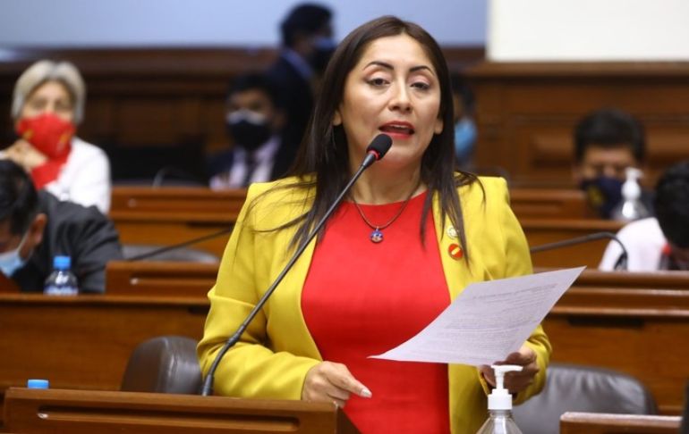 Kelly Portalatino defiende sueldo de Vladimir Cerrón: "Está dando todo su tiempo para el fortalecimiento de Perú Libre"