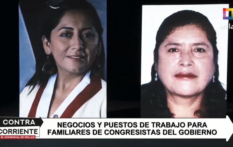 Kelly Portalatino: suegra y padre de la ministra de Salud contrataron con el Estado [VIDEO]