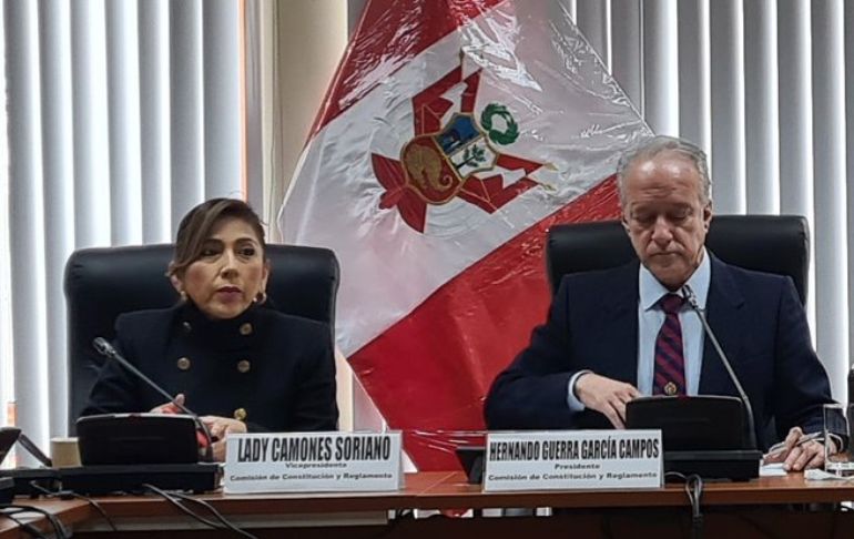 Congreso: Lady Camones fue elegida vicepresidenta de la Comisión de Constitución