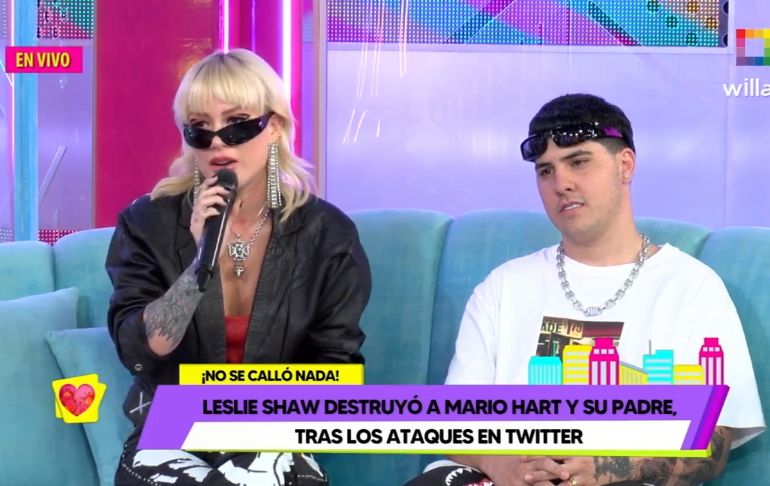 Leslie Shaw a papá de Mario Hart por tildarla de 'conchuda': "Desubicado" [VIDEO]