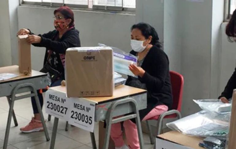 Elecciones 2022: ONPE recuerda que miembros de mesa recibirán 120 soles