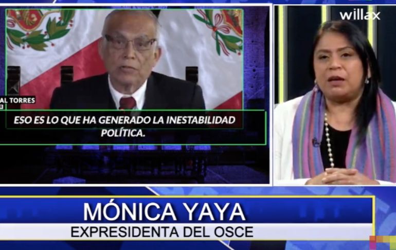 Mónica Yaya: "Dina Boluarte se ha convertido en la agencia de empleos de su familia"