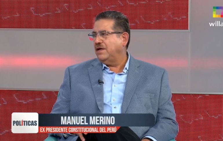 Manuel Merino: "Los caviares quieren que Dina Boluarte se mantenga" [VIDEO]