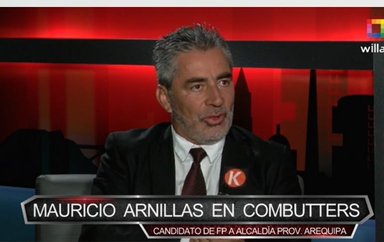 Mauricio Arnillas: "El 50% del presupuesto de Arequipa se va en corrupción" [VIDEO]