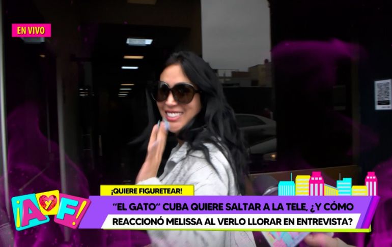 Portada: Melissa Paredes: así reaccionó cuando fue consultada por las lágrimas de Rodrigo Cuba [VIDEO]