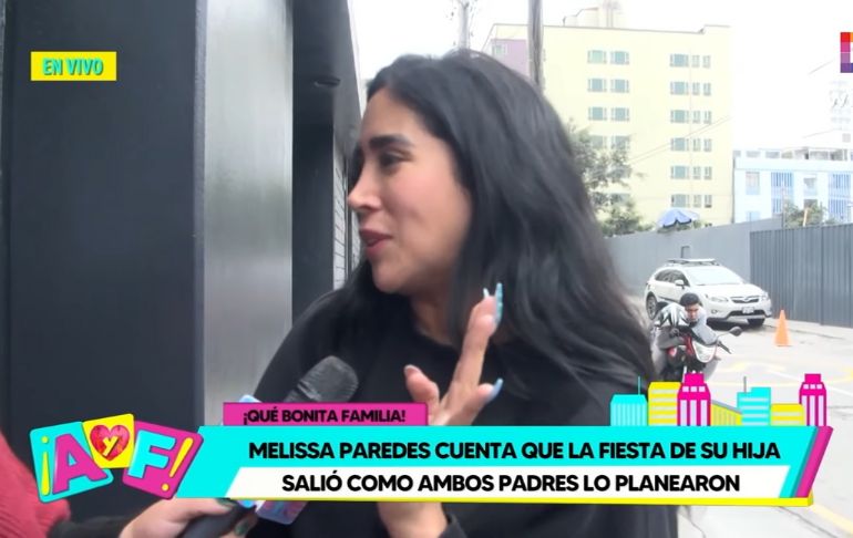 Portada: Melissa Paredes sobre fiesta de su hija: "Todo salió como lo planeamos ambos" [VIDEO]