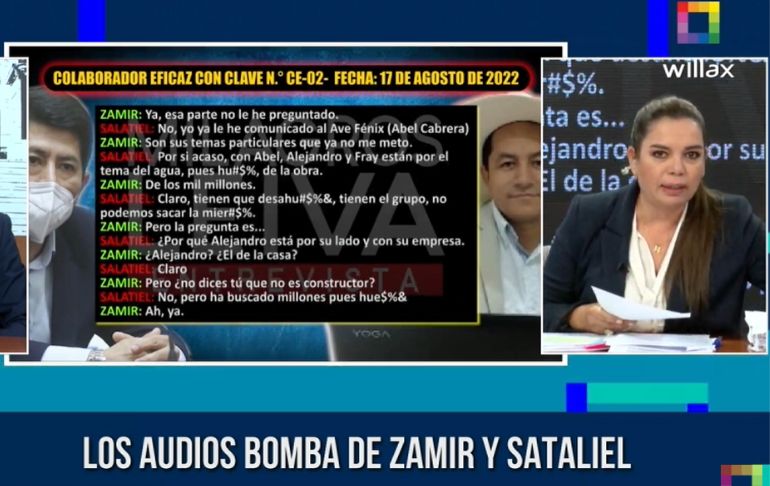 Revelan audio entre Zamir Villaverde y Salatiel Marrufo: "Acá he traído el encarguito" [VIDEO]