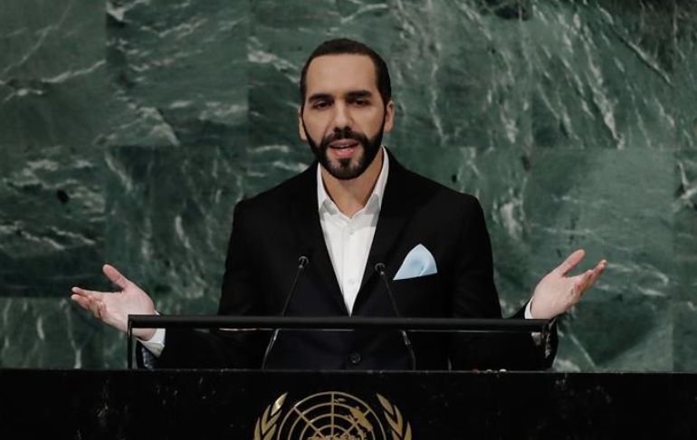 Portada: Nayib Bukele ante la ONU: "El Salvador está en camino a ser el país más seguro de América"