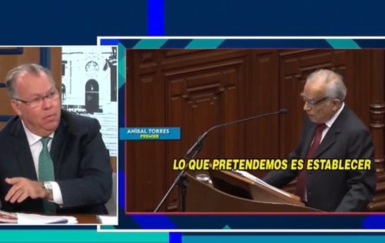 Amprimo sobre cuestión de confianza: "Se busca clima de confrontación ahora que viene la OEA" [VIDEO]