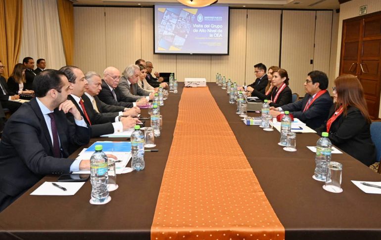 Misión de la OEA culmina su visita al país exhortando al diálogo a todos los actores políticos