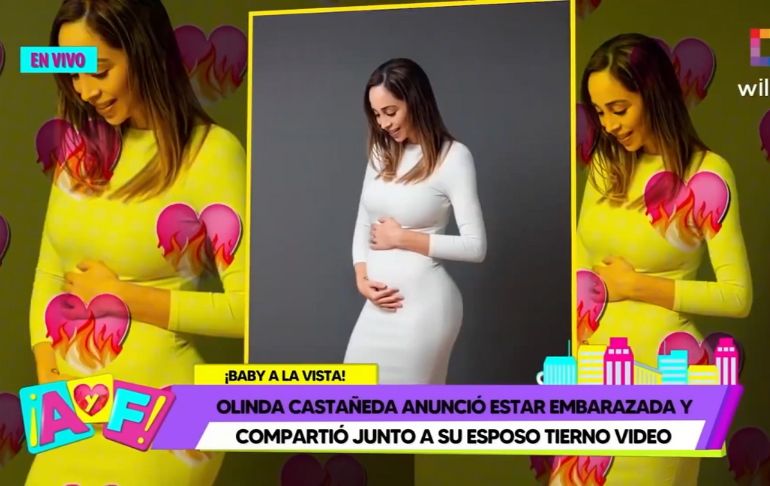 Portada: Olinda Castañeda confirma embarazo y comparte tierno video