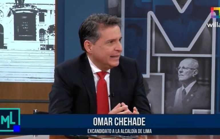 Portada: Omar Chehade: "El mayordomo del gobierno de Pedro Castillo es Harold Forsyth" [VIDEO]