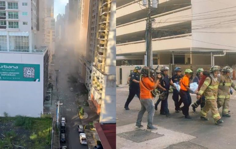 Panamá: al menos 20 heridos tras fuerte explosión en edificio