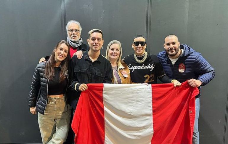 'Pato' Quiñones y su familia se tomaron foto con Daddy Yankee: "Gracias jefe"