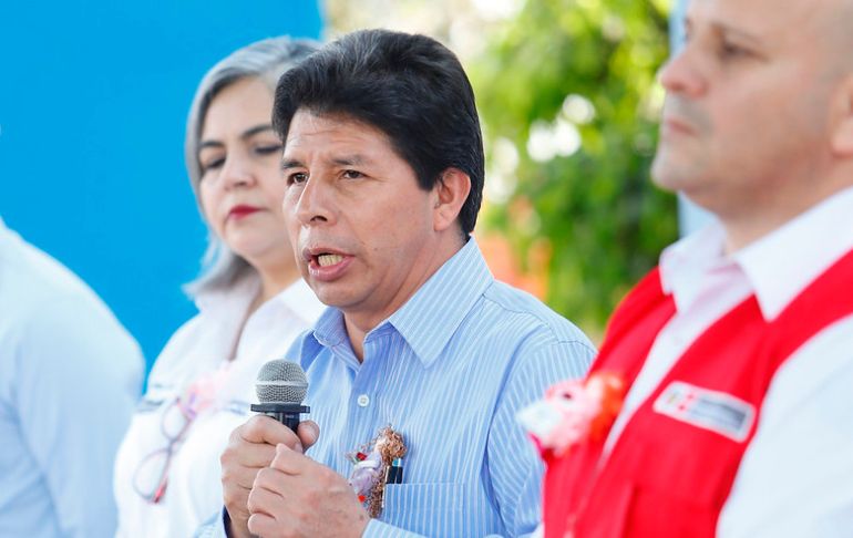 Pedro Castillo: "Los recursos del Perú tienen que ser para los peruanos"