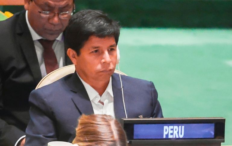 Pedro Castillo en la ONU: “Nuestro reto como país es lograr la recuperación del aprendizaje de todos los niños"